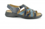 Josef Seibel XXL Große Damen Sandale in Übergröße Blau Josef Seibel XXL Große Damen Sandale in Übergröße Blau