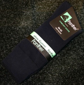 Herren Socken in �bergr��e ohne Gummi 2er Pack Marine