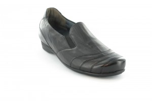 Semler Große Damen Slipper Halbschhuhe Übergröße Schwarz Semler Große Damen Slipper Halbschhuhe Übergröße Schwarz