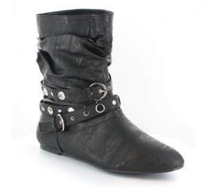Halbhoher Stiefel Damenstiefel Winterschuhe Schwarz Halbhoher Stiefel Damenstiefel Winterschuhe Schwarz