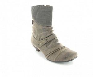 Mustang XXL Stiefelette Damen Schuh in Übergröße Braun Mustang XXL Stiefelette Damen Schuh in Übergröße Braun