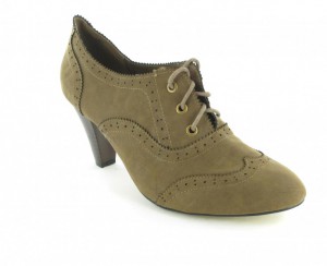 Gro�e Damenschuhe XXL Trotteur Pumps in �bergr�ssen Braun