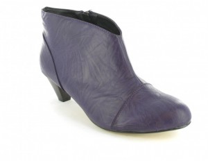 XXL Damen Schuhe Stiefeletten Ankle Boots Übergrössen Violett XXL Damen Schuhe Stiefeletten Ankle Boots Übergrössen Violett