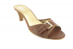 Semper Gro�e Damenschuhe XXL Pantoletten in �bergr��en Braun