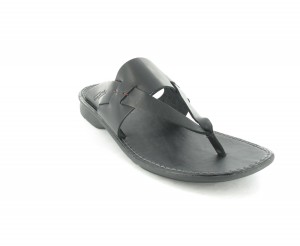 Camel XXL Herren Clogs Zehentrenner Sandalen in �bergr��en Schwarz