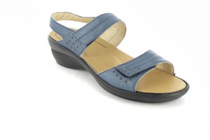 Romika Gro�e Damenschuhe Sandalen XXL Sandalette in �bergr��en Blau