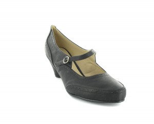 AM Gro�e Damenschuhe XXL Spangen-Pumps Schuhe in �bergr��en Schwarz