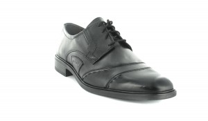 Fretz Men XXL Herren Business Anzugschuhe J-Weite in �bergr��en Schwarz
