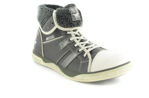 Mustang Gro�e Herrenschuhe Kult Boots in �bergr��en Grau
