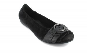 H�gl XXL Ballerinas Gro�e Damenschuhe Schuhe in �bergr��en Schwarz
