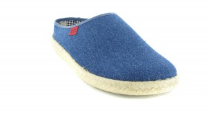 AM Schlupfschuh Clogs Hausschuhe von Gr��e 42-50 Jeans Blau