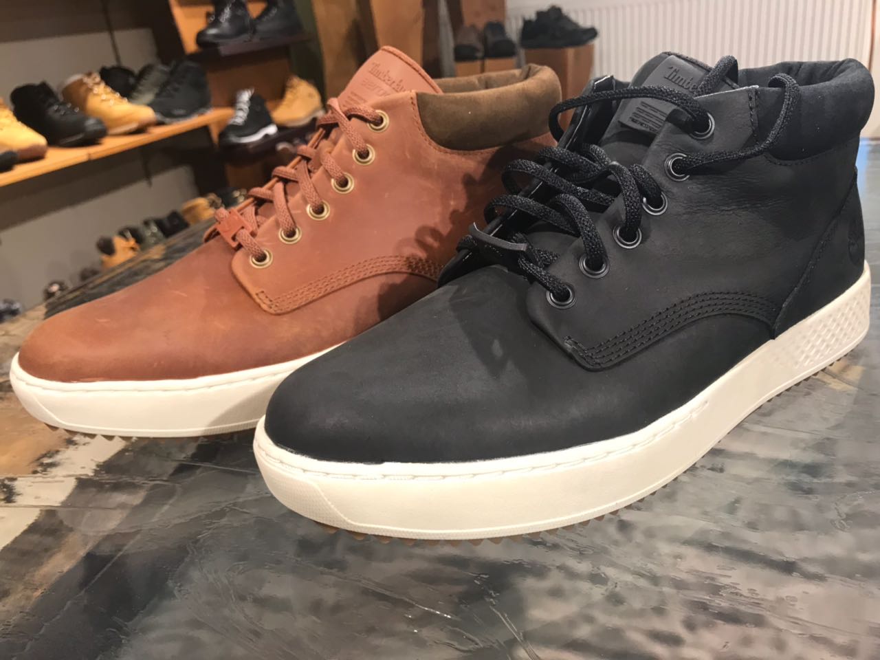 Große Herrenschuhe von Timberland bei schuhplus - Schuhe in Übergrößen. Ausblick auf die neue Kollektion Herbst Winter 2018 - 2019