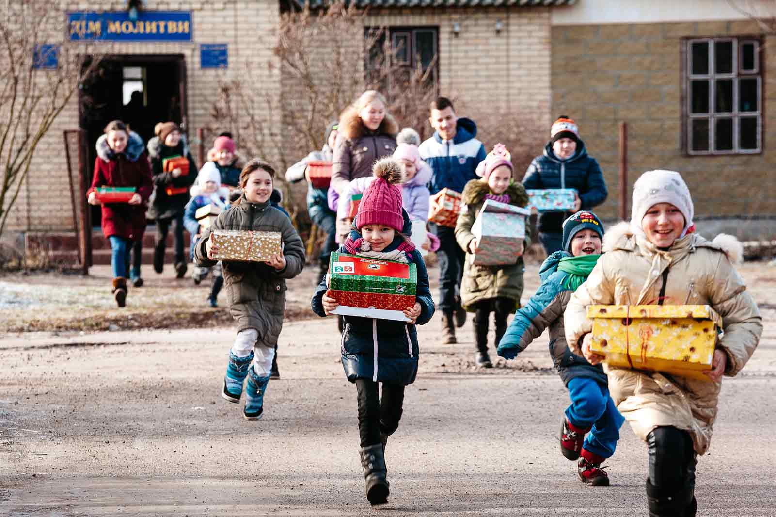 Weihnachten im Schuhkarton