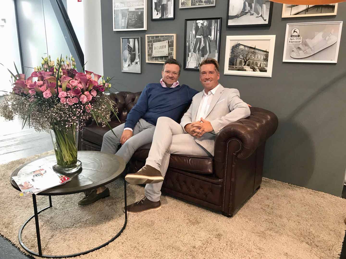 Kay Zimmer von schuhplus trifft Achim Gabor