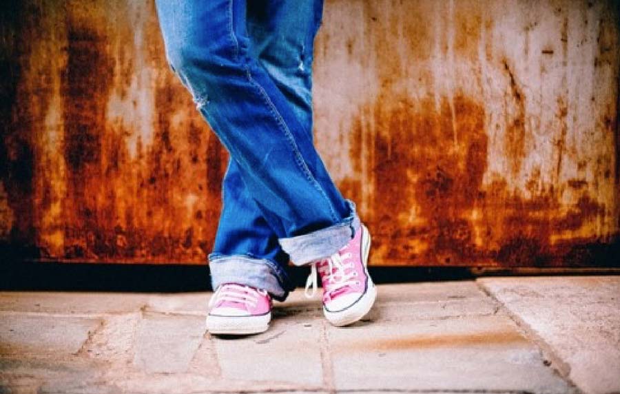 schuhplus - Schuhe in Übergrößen - rosa Chucks sowie rosa Sneakers 