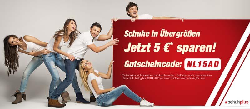 schuhplus - Schuhe in bergren - Jetzt 5,- Euro sparen!