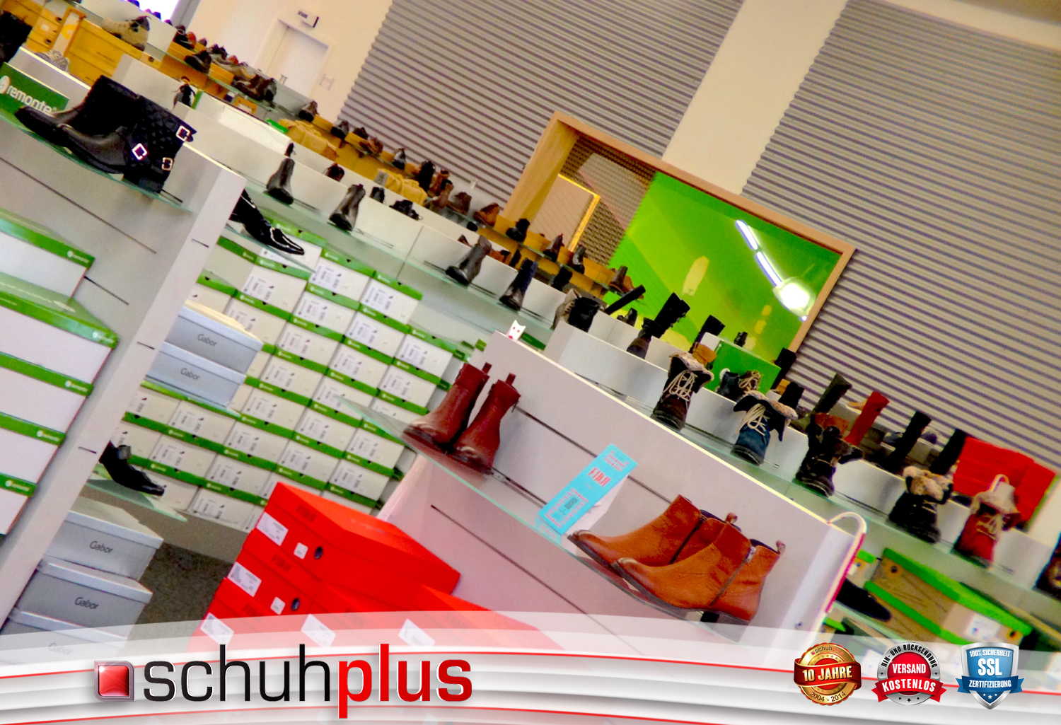schuhplus Schuhe Übergrößen TV-Studio im Fachgeschäft
